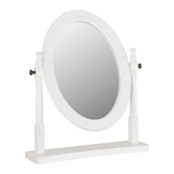 Contessa Dressing Table Mirror - L12 x W48 x H57 cm - White