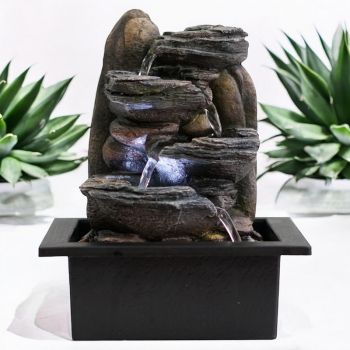 Table-Top Water Fountain - L18 x W21 x H25 cm