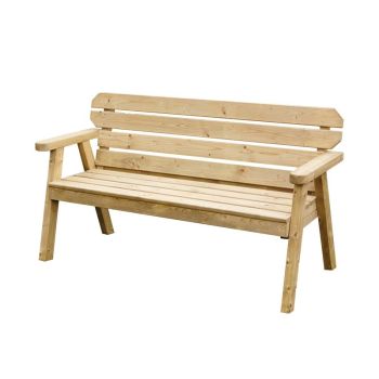 5 Feet Hampton Bench - Timber - L6.35 x W14.95 x H8.5 cm - Natural