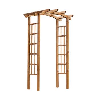 Thornton Arch - Timber - L8.2 x W13.2 x H22.1 cm - Natural/Rustic
