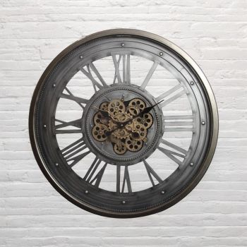 Gear Wall Clock - L5 x W80 x H80 cm