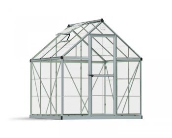 Greenhouse Harmony 6X6- Polycarbonate - L186 x W185 x H208 - Silver