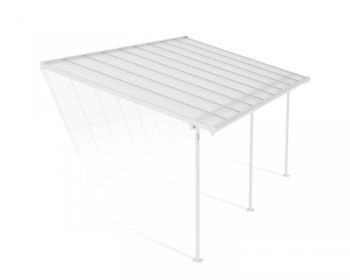 Patio Cover Sierra 3X5.46 Clear - Polycarbonate - L555 x W299 x H305 - White