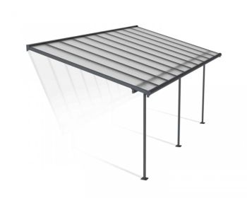 Patio Cover Sierra 3X6.10 Clear - Polycarbonate - L619 x W299 x H305 - Grey