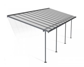 Patio Cover Sierra 3X7.30 Clear - Polycarbonate - L739 x W299 x H305 - Grey