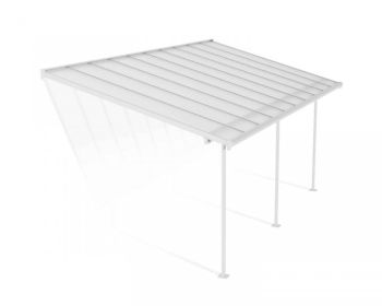Patio Cover Sierra 3 x 6.10 Clear - Polycarbonate - L619 x W299 x H305 cm - White