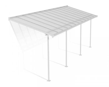 Patio Cover Sierra 2.3X6.9 Clear - Polycarbonate - L670.5 x W224 x H300 - White