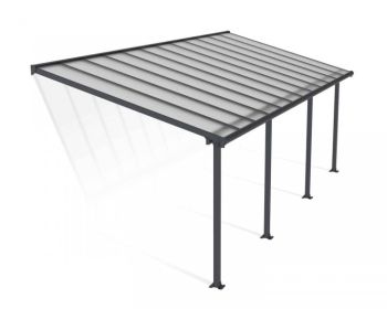 OLYMPIA PATIO COVER 3X7.30 GREY CLEAR