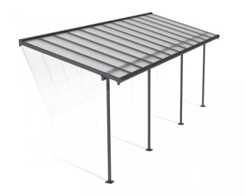 Patio Cover Sierra 2.3X6.9 Clear - Polycarbonate - L670.5 x W224 x H300 - Grey