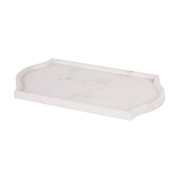 Genoa Tray - Marble - L16 x W33 x H2 cm - White