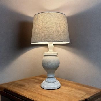 Table Lamp and Shade - L18 x W18 x H38 cm