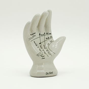 7 Inches Palmestry Hand Ornament - L8 x W8 x H17 cm