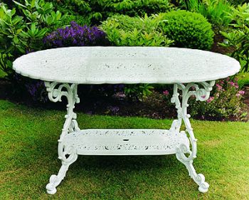 Victorian Mini Grand British Made, High Quality Cast Aluminium Garden Furniture - Wide Choice of Colours and Finishes Available