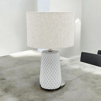 Table Lamp and Shade - L12 x W12 x H28 cm