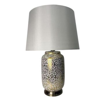 Lamp and Shade - Ceramic - L19 x W19 x H43 cm