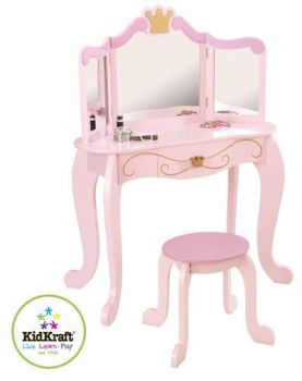 Princess Vanity and Stool by Kidkraft - Children's Toy