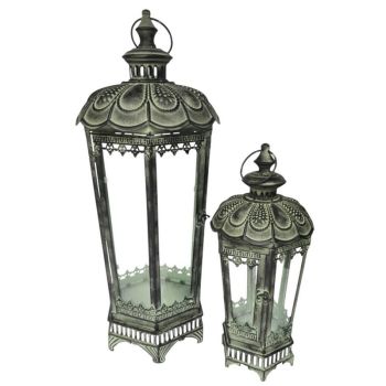Garden Lanterns (Set of 2) - Metal