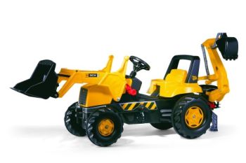 JCB Tractor with Frontloader and Rear Excavator