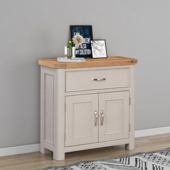 Bologna Painted Compact Sideboard with 1 Drawer & 2 Doors