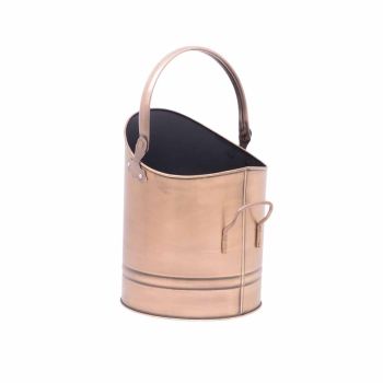 Coal Bucket - Antique Brass - L23 x W23 x H31 cm