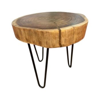 Round Stool - Wood - L40 x W40 x H40 cm