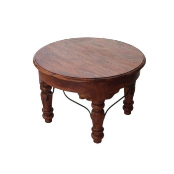 Round Coffee Table - Wood - L45 x W45 x H40 cm