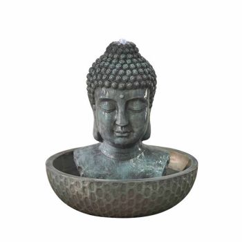 Zen Buddha Outdoor Water Feature - L70 x W70 x H76 cm