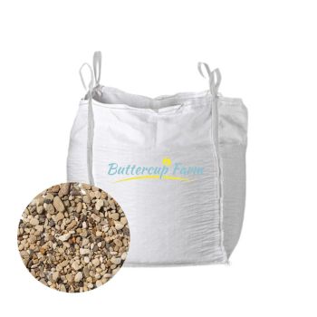 8-12mm - Amber/Gold Stone Chippings - Premium Aggregate Bulk Bag - 850 kilos