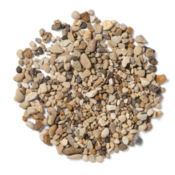 Burnt Amber Bulk Bag 850 kg Chippings - 8-12 mm Autumn Golden Stone - L10 x W10 x H8 cm