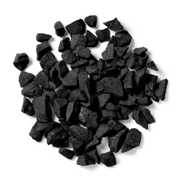 Meteor Bulk Bag 850 kg Chippings - 10-20 mm Black Basalt Stone - L10 x W10 x H8 cm