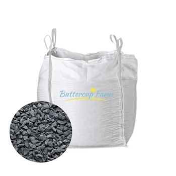 40mm Blue Slate Chippings - Premium Aggregate Bulk Bag - 850 kilos