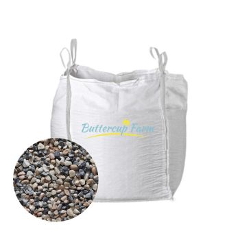 20-40mm Pink/whie/grey pebbles - Premium Aggregate Bulk Bag - 850 kilos
