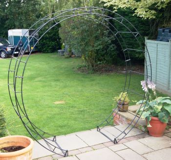 Round Arch 1Ft Extender Bare Metal - Ready to Rust