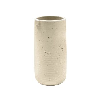Aurora Terrazzo Handles Tall Vase - L14 x W15.5 x H30 cm - Oat