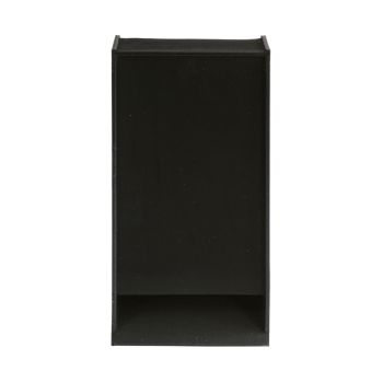 Integrated Eco Crevice Bat Box - Recycled LDPE Plastic/Wood - L10.5 x W21.5 x H44 cm - Black