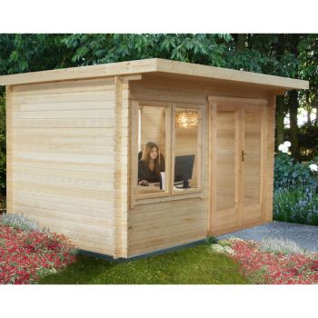 Belgravia 28 mm Log Cabin 12 x 12 Feet