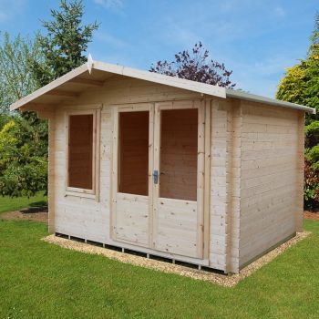 Berryfield Log Cabin Home Office Garden Room Approx 11 x 8 Feet