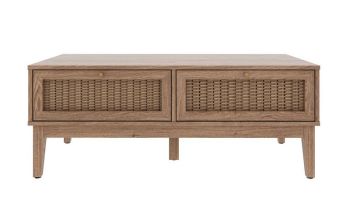 Bordeaux Coffee Table - MDF - L50 x W110.2 x H43.2 cm - Oak