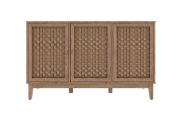 Bordeaux Large Sideboard - MDF - L39.4 x W128.2 x H78.2 cm - Oak