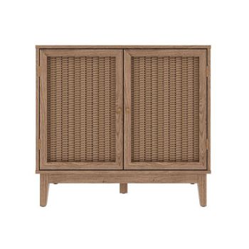 Bordeaux Small Sideboard - MDF - L39.4 x W84.2 x H78.2 cm - Oak