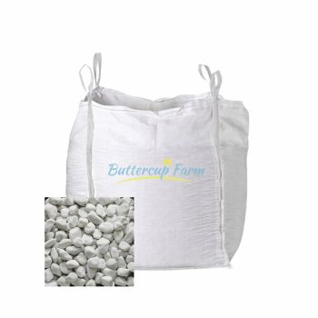 White Dover Cobbles - 50-70 mm - Premium Aggregate Bulk Bag - 850 kilos