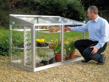 Eltham-D 5 Feet Classic Growhouse - Aluminium - L151 x W79 x H100 cm - Without Coating