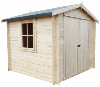 Camelot 19 mm Log Cabin 7 x 7 Feet