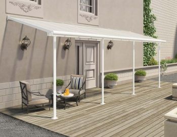 Patio Cover Sierra 2.3X6.9 Clear - Polycarbonate - L670.5 x W224 x H300 - White