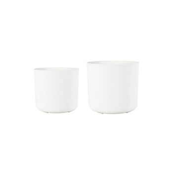 Celine Recycled Planters (Set of 2) - Artificial Stone - White