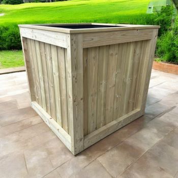 Kent Garden Planter - Pressure Treated Wood - L90 x W40 x H40 cm