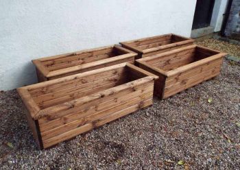 4pc Large Trough Set - W108 x D47 x H32 - Fully Assembled