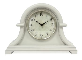 Mantle Clock - L32 x W8.5 x H23 cm - Cream