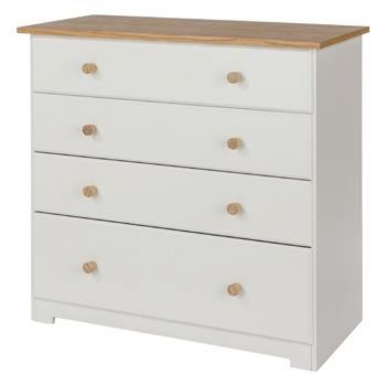 Colorado Soft Cream Painted 4 Drawer Chest 