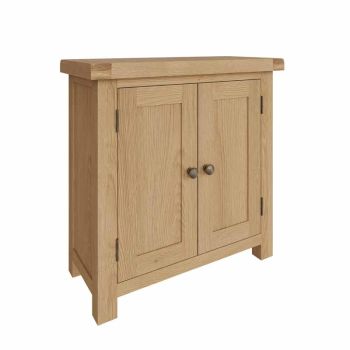 Cupboard - Pine/Plywood/MDF - L75 x W32 x H75 cm - Medium Oak